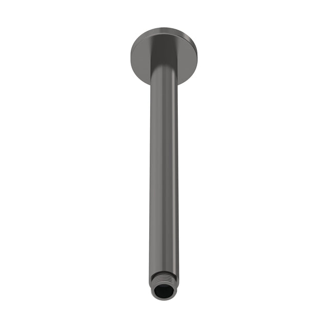 [BSSA716] Balterley Round Ceiling Mount Shower Arm - 300mm - Brushed Pewter - Cutout