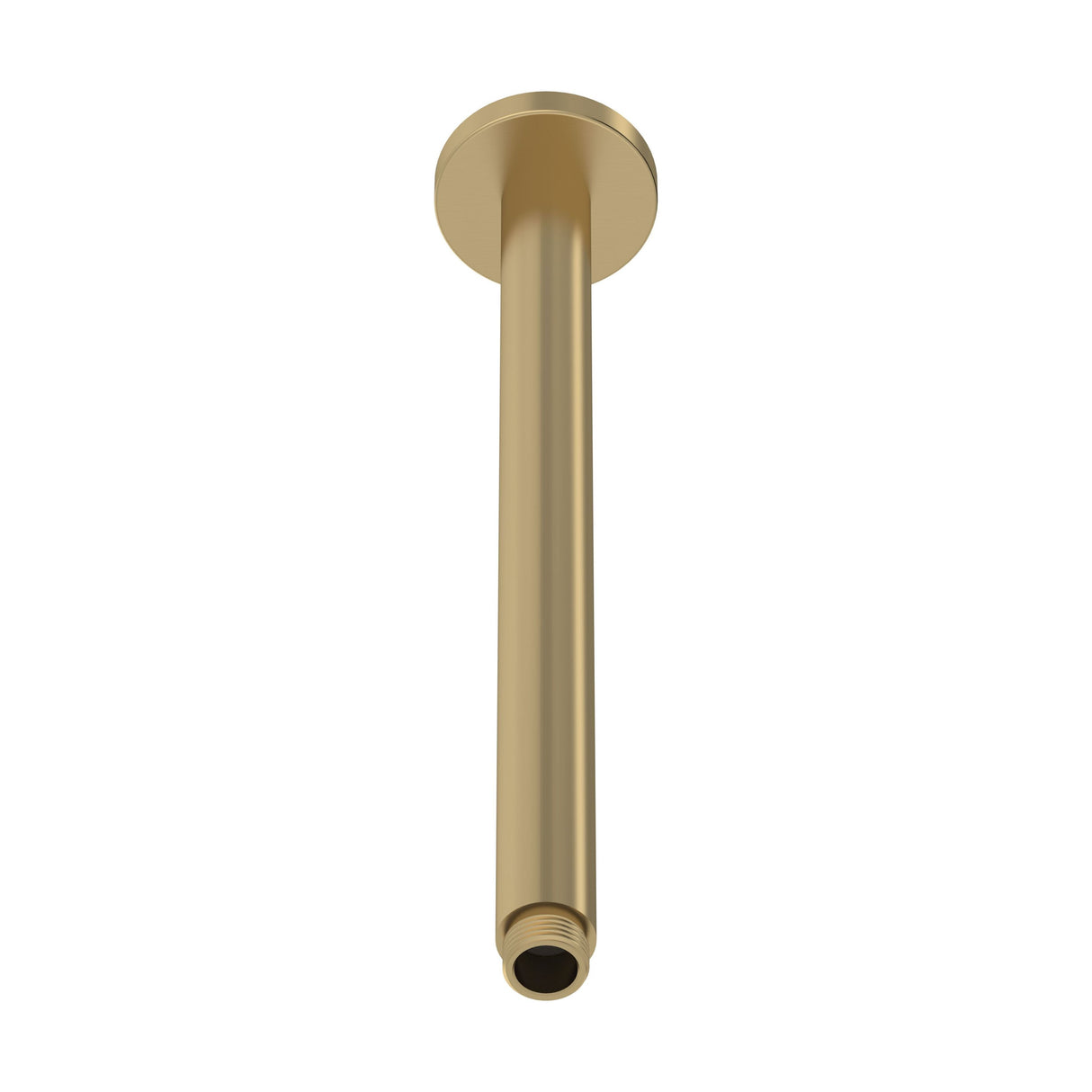 [BSSA816] Balterley Round Ceiling Mount Shower Arm - 300mm - Brushed Brass - Cutout