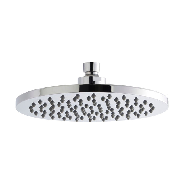 [BSSH049] Balterley Pride Round Easyclean Fixed Shower Head 200mm, Modern Design, High Flow - Chrome Finish - Cutout