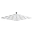 [BSSH070] Square LED Fixed Shower Head, Chrome - Choice of Size - Cutout