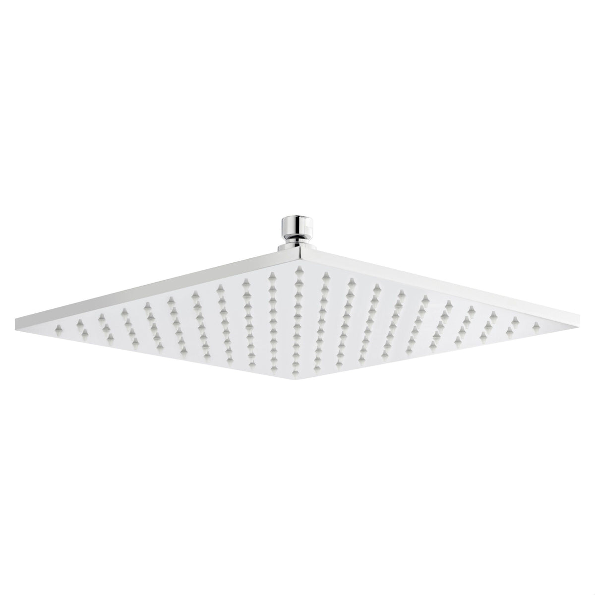 [BSSH070] Square LED Fixed Shower Head, Chrome - Choice of Size - Cutout