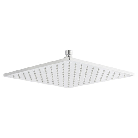 [BSSH070] Square LED Fixed Shower Head, Chrome - Choice of Size - Cutout