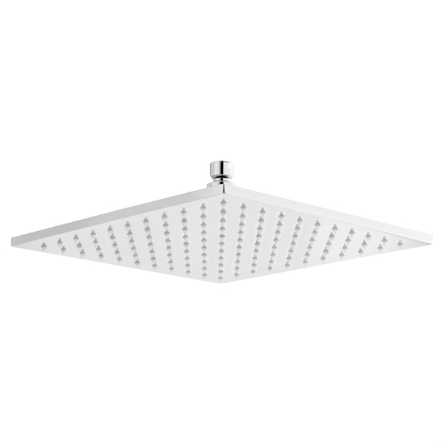 [BSSH070] Square LED Fixed Shower Head, Chrome - Choice of Size - Cutout