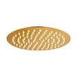 [BSSH1016] Balterley Slimline Round Shower Head Stainless Steel Construction, 200mm - Brushed Brass Finish - Cutout