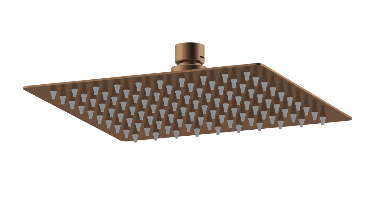 [BSSH1588] Square Fixed Head, 200mm, Choice of Finish - Cutout
