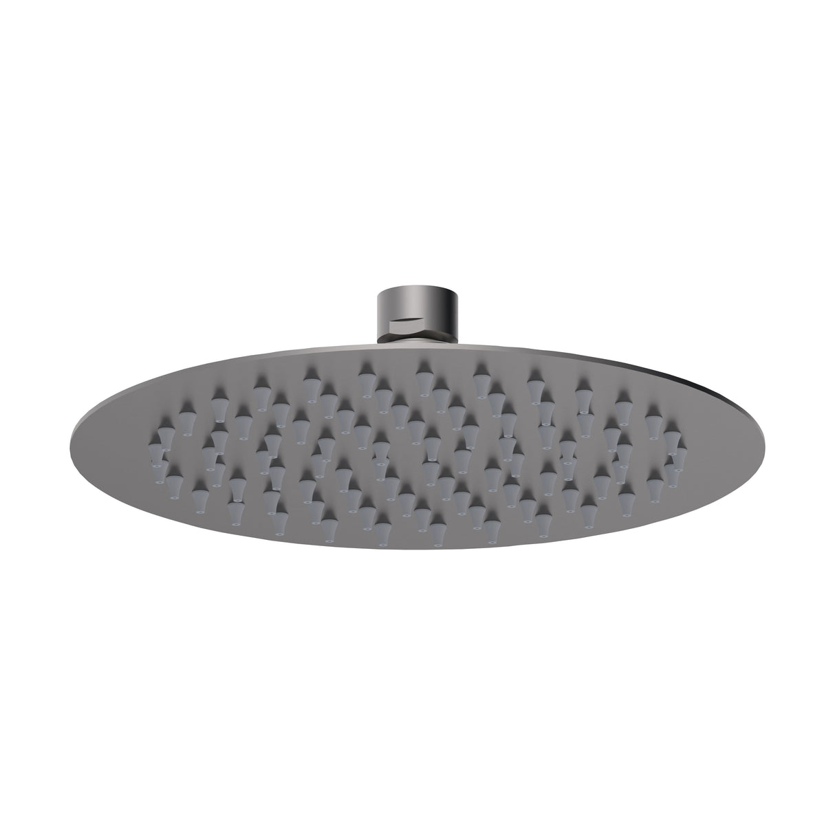[BSSH7082] Square Fixed Head, 200mm - Brushed Pewter - Cutout