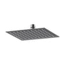 [BSSH7088] Square Fixed Head, 200mm - Matt Black - Cutout