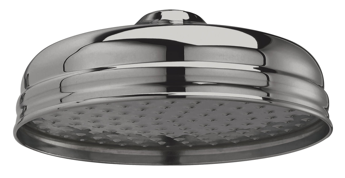 [BSSH721] Traditional Apron Fixed Shower Head, 195mm - Choice of Finish - Cutout