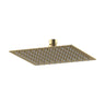 [BSSH8088] Square Fixed Head, 200mm - Matt Black - Cutout