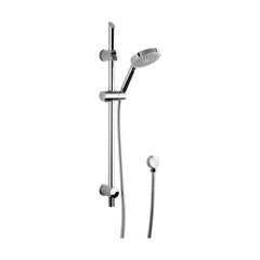 [BSSR004] Balterley Contemporary Round Slide Rail Shower Kit with Single Function Head and Outlet Elbow - Chrome - Cutout