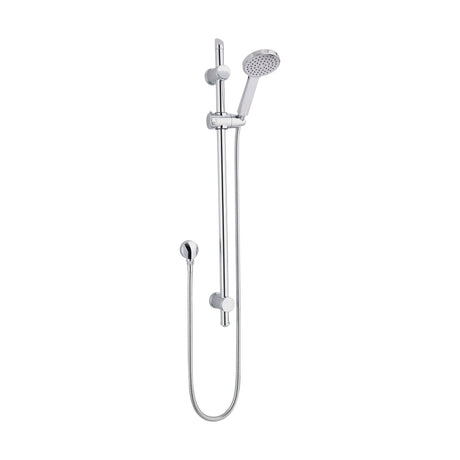 [BSSR035] Balterley Contemporary Round Slide Rail Shower Kit with Water Saving Head and Outlet Elbow - Chrome - Cutout