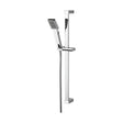 [BSSR059] Square Slide Rail Shower Kit with Single Function Head - Chrome - Cutout