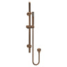 [BSSR1542] Round Slide Rail Shower Kit with Outlet Elbow, Choice of Finish - Cutout