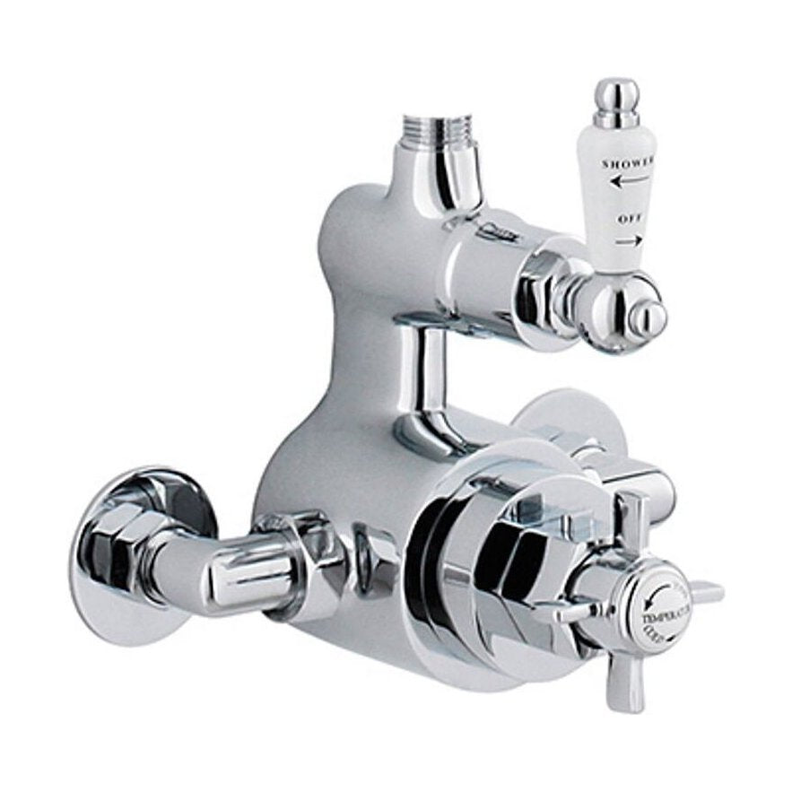 [BSSV302] Traditional Twin Exposed Shower Valve - Cutout