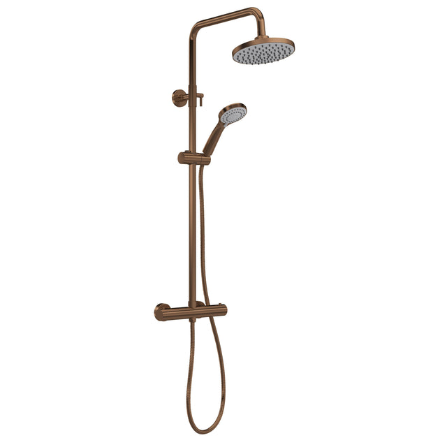 [BSTK1575] Round Thermostatic Bar Valve & Kit - Cutout