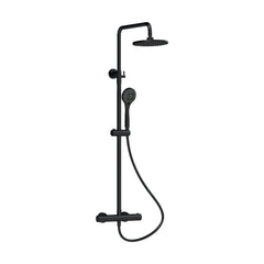 [BSTK475] Consall Round Thermostatic Shower Kit with Fixed Head & Adjustable Handset - Multiple Colours Available - Cutout