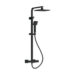 [BSTK486] Swinscoe Square Thermostatic Shower Kit with Fixed Head & Adjustable Handset - Multiple Colours Available - Cutout
