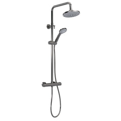 [BSTK775] Consall Round Thermostatic Shower Kit with Fixed Head & Adjustable Handset - Multiple Colours Available - Cutout