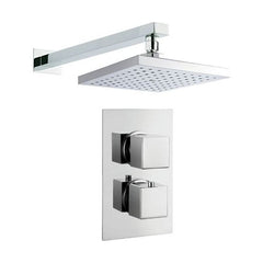 [BSTSS006] Concealed Thermostatic Shower Set – Square Design - Chrome - Cutout