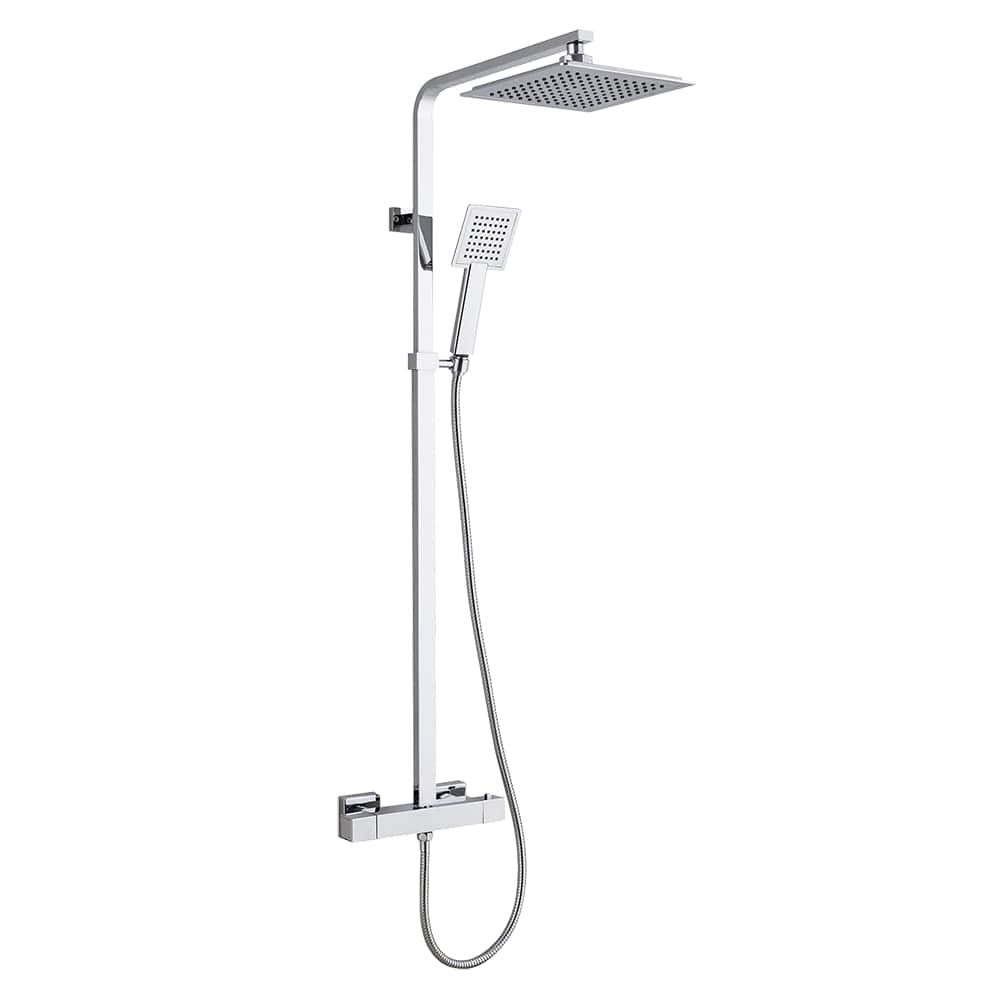 [BSTSS100] Zacha CP Square Expo Adj Thermo Shower - Cutout
