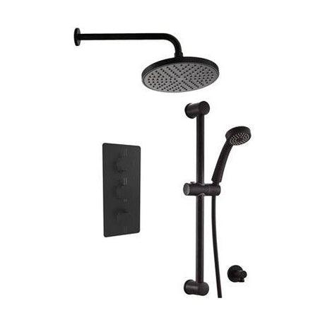 [BSTSS501] Round Concealed Thermostatic Shower Set, Choice of Finish - Cutout