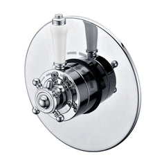 [BSV102] Traditional Concealed Thermostatic Shower Valve 128mm x 135mm - Chrome - Cutout
