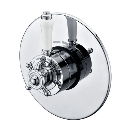 [BSV102] Traditional Concealed Thermostatic Shower Valve 128mm x 135mm - Chrome - Cutout