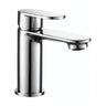 [BT9140] Contemporary Bathroom Round Mono Basin Mixer Tap with Waste - Choice of Colour - Cutout