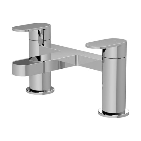 [BTA303] Balterley Cascade Round Deck Mounted Bath Tap - Chrome - Cutout
