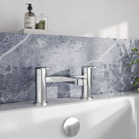 [BTA303] Balterley Cascade Round Deck Mounted Bath Tap - Chrome - Lifestyle 1