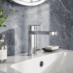 [BTA305] Balterley Cascade Round Mono Basin Mixer Tap & Push Button Waste - Chrome - Lifestyle 1