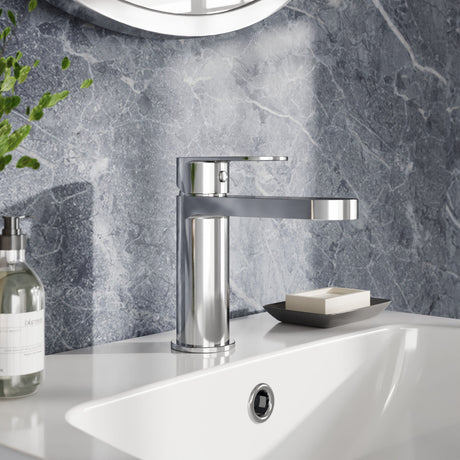 [BTA305] Balterley Cascade Round Mono Basin Mixer Tap & Push Button Waste - Chrome - Lifestyle 1