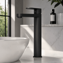 [BTA470] Tresscott Contemporary Round Tall Mono Basin Mixer Tap - Choice of Colour - Silo