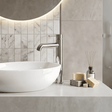 [BTB370] Cauldon Contemporary Round Minimalist Tall Mono Basin Mixer Tap, Choice of Colour - Silo