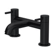 [BTB403] Round Minimalist Deck Mounted Bath Filler Tap - Matt Black - Balterley - Cutout