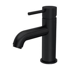 [BTB405] Cauldon Contemporary Round Mono Basin Mixer Tap & Push Button Waste, Choice of Colour - Cutout