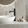 [BTB470] Cauldon Contemporary Round Minimalist Tall Mono Basin Mixer Tap, Choice of Colour - Silo