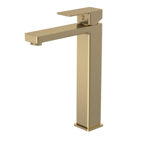 Square Tall High Rise Mono Basin Mixer Tap - Choice of Finish