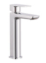 [BTCL370] Bishton Contemporary Square Tall High Rise Mono Basin Mixer Tap, Choice of Colour