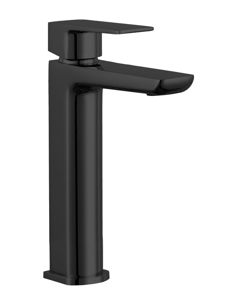 [BTCL470] Bishton Contemporary Square Tall High Rise Mono Basin Mixer Tap, Choice of Colour
