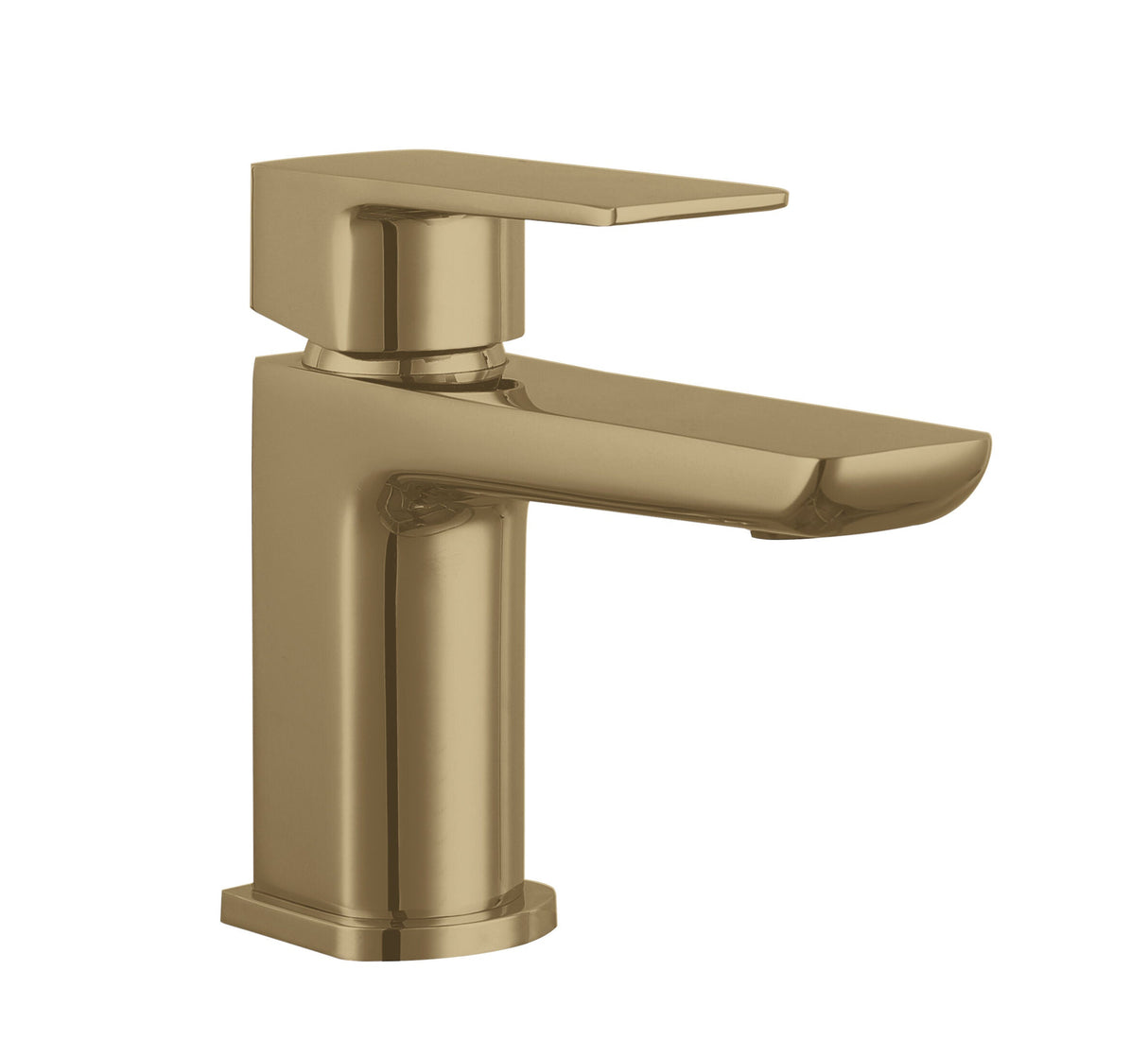 [BTCL805] Bishton Square Mono Basin Mixer Tap with Push Button Waste, Choice of Colour