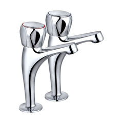[BTCLU02] Contemporary Bathroom Bath Tap – Square Lever, 180 x 132mm, Black - Cutout