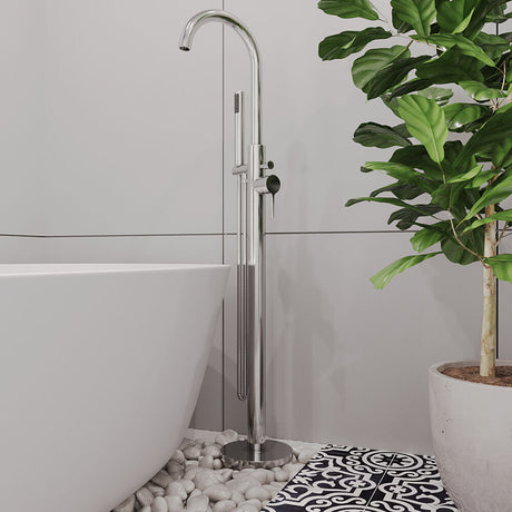 [BTCN321X] Levedale Floor Standing Bath Shower Mixer Tap with Shower Kit - Choice of Colour - Lifestyle 1