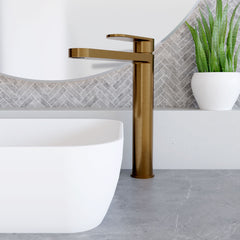 [BTCU1570] Enville Round High Rise Mono Basin Mixer Tap - 290 x 57 x 187mm - Choice of Finish - Lifestyle 1