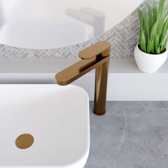 [BTCU1570] Enville Round High Rise Mono Basin Mixer Tap - 290 x 57 x 187mm - Choice of Finish - Lifestyle 2