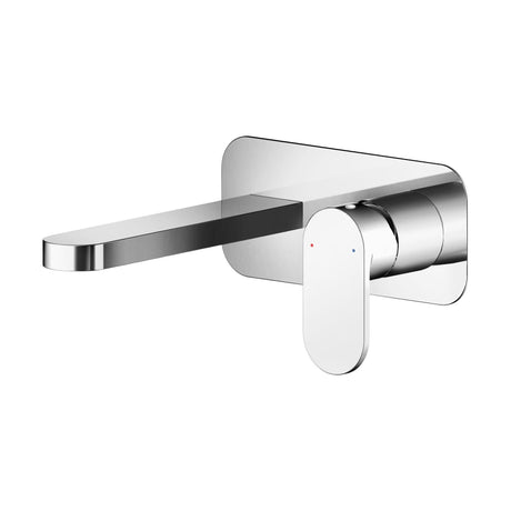 [BTCU328] Enville Round Wall Mount 2 Tap Hole Basin Mixer Tap & Back Plate - Choice of Finish - Cutout