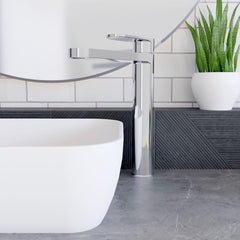[BTCU370] Enville Round High Rise Mono Basin Mixer Tap - 290 x 57 x 187mm - Choice of Finish - Lifestyle 1