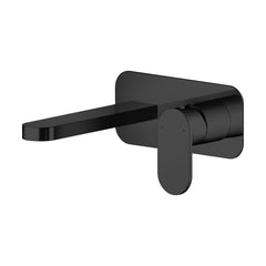 [BTCU428] Enville Round Wall Mount 2 Tap Hole Basin Mixer Tap & Back Plate - Choice of Finish - Cutout