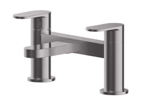 Dual Lever Round Deck Mounted Bath Filler Tap – Choice of Finish