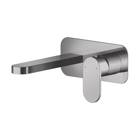 [BTCU728] Enville Round Wall Mount 2 Tap Hole Basin Mixer Tap & Back Plate - Choice of Finish - Cutout